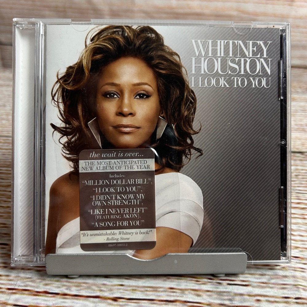 Whitney Houston I Look To You CD 2009 Arista Records Million Dollar Bill‎